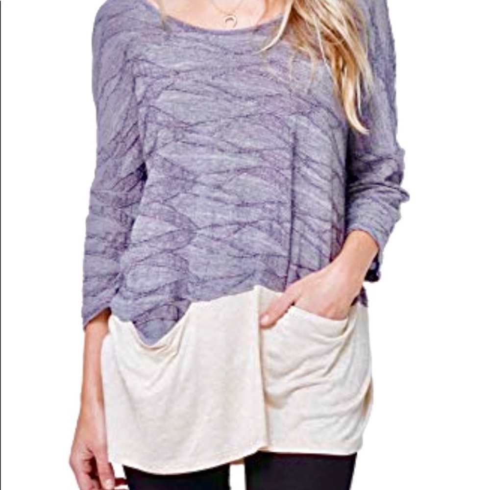 Pleione Textured‎ Tunic with Pockets NWT